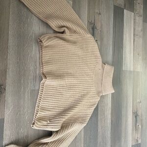 turtle neck crop top